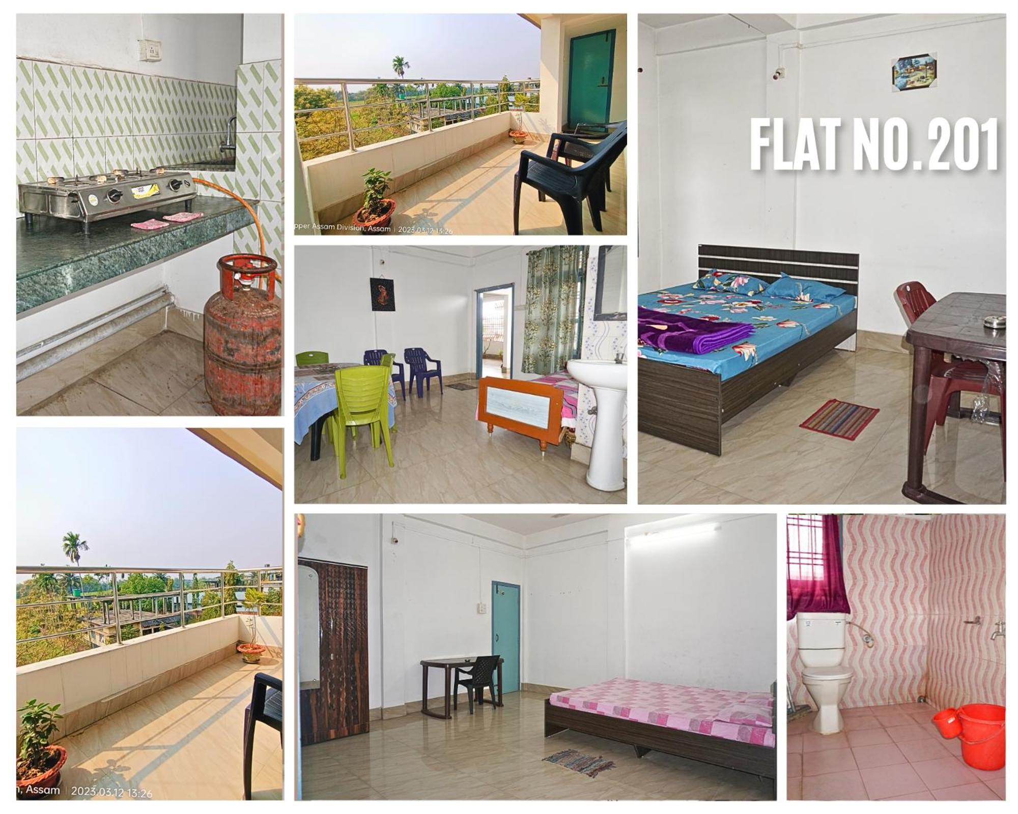 Taj Residency Holiday Homestay -Entire 1Bhk & 2Bhk Private Apartments -Call 767Ooo54Oo Jorhāt エクステリア 写真